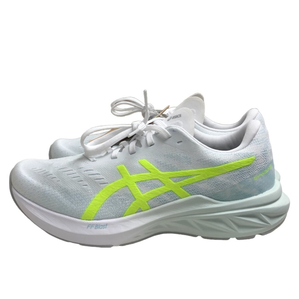 ASICS Dynablast 2 White/ Safety Yellow Women's SIZES 8.5 & 10